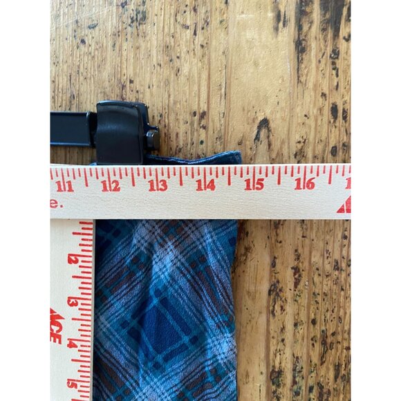 Wild Fable Womens Blue Plaid Button-Front Midi‎ Skirt Size M long straight - Picture 6 of 7
